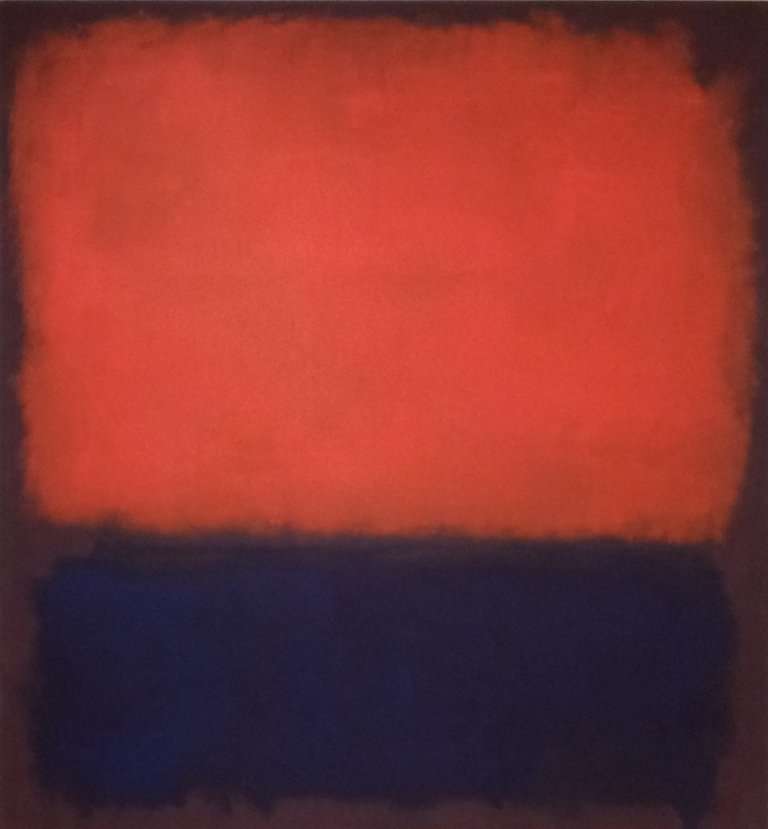 Mark Rothko作品《Number 14》。(圖/城市美學新態度提供) Mark Rothko作品《Number 14》。(圖/城市美學新態度提供)