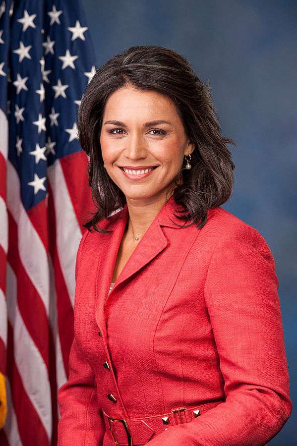 2018年美國期中選舉,史上首位進入美國眾議院的薩摩亞裔加伯德(Tulsi Gabbard)。(AP) 2018年美國期中選舉,史上首位進入美國眾議院的薩摩亞裔加伯德(Tulsi Gabbard)。(AP)