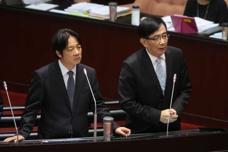 20181127-行政院長賴清德、交通部長吳宏謀27日於立院針對「1021普悠瑪事故等東部交通輸運問題」備詢。(顏麟宇攝) 20181127-行政院長賴清德、交通部長吳宏謀27日於立院針對「1021普悠瑪事故等東部交通輸運問題」備詢。(顏麟宇攝)