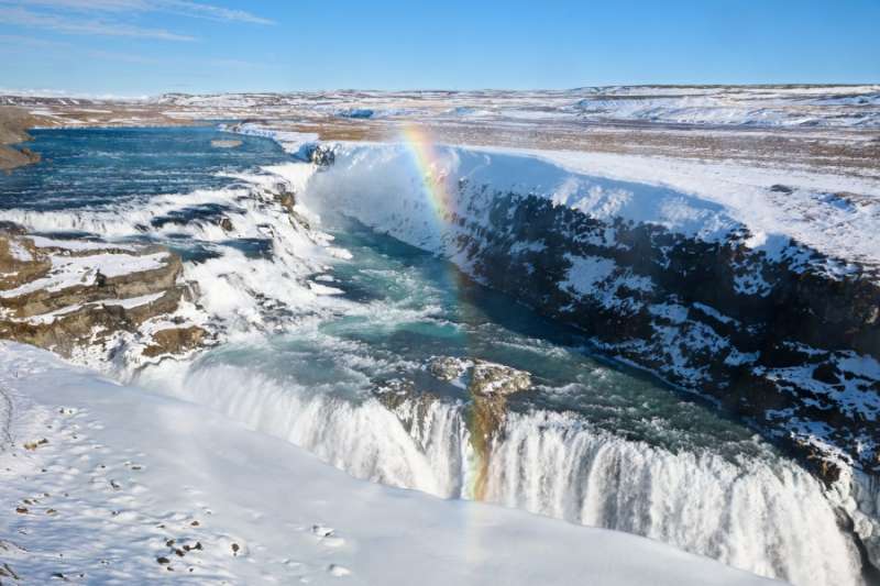 古佛斯黃金瀑布(Gullfoss)(圖/kkday) 古佛斯黃金瀑布(Gullfoss)(圖/kkday)