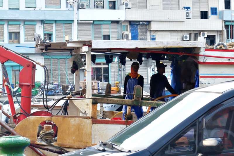 宜蘭縣蘇澳鎮近海漁業、漁工（謝孟穎攝）