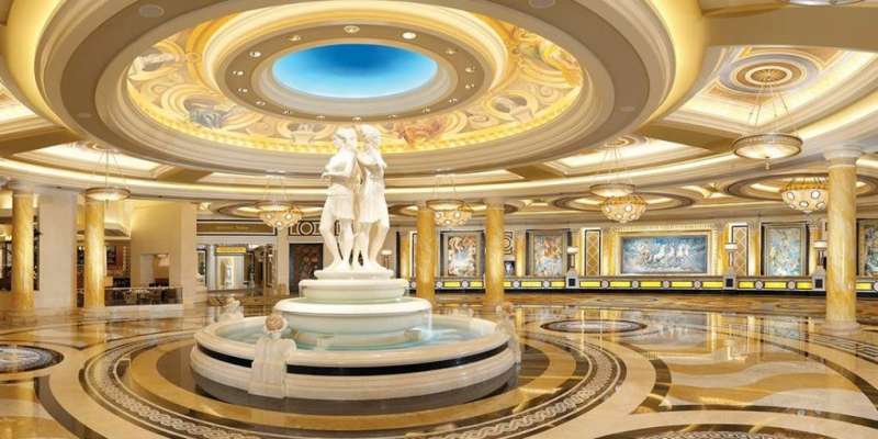 Caesars Palace in Las Vegas飯店一景。（圖／瘋設計）