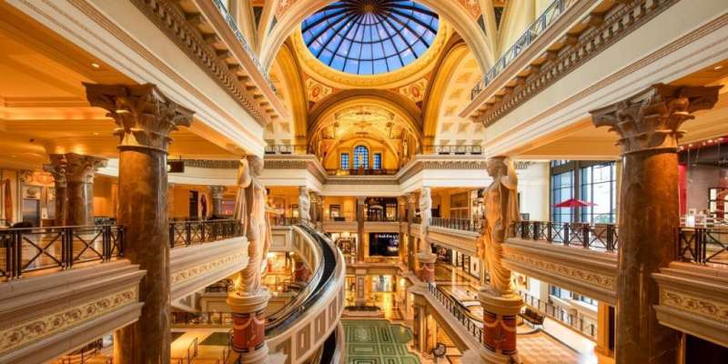 Caesars Palace in Las Vegas飯店一景。(圖/瘋設計) Caesars Palace in Las Vegas飯店一景。(圖/瘋設計)