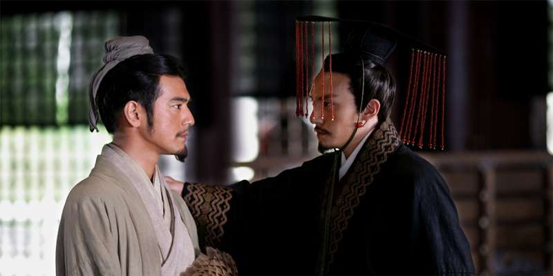 諸葛亮(左)與孫權(赤壁劇照/IMDb) 諸葛亮(左)與孫權(赤壁劇照/IMDb)
