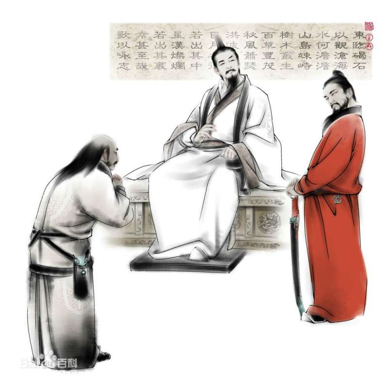「倩人捉刀」的故事,可以看出曹操自卑又自傲的心理矛盾。(圖/百度百科) 「倩人捉刀」的故事,可以看出曹操自卑又自傲的心理矛盾。(圖/百度百科)