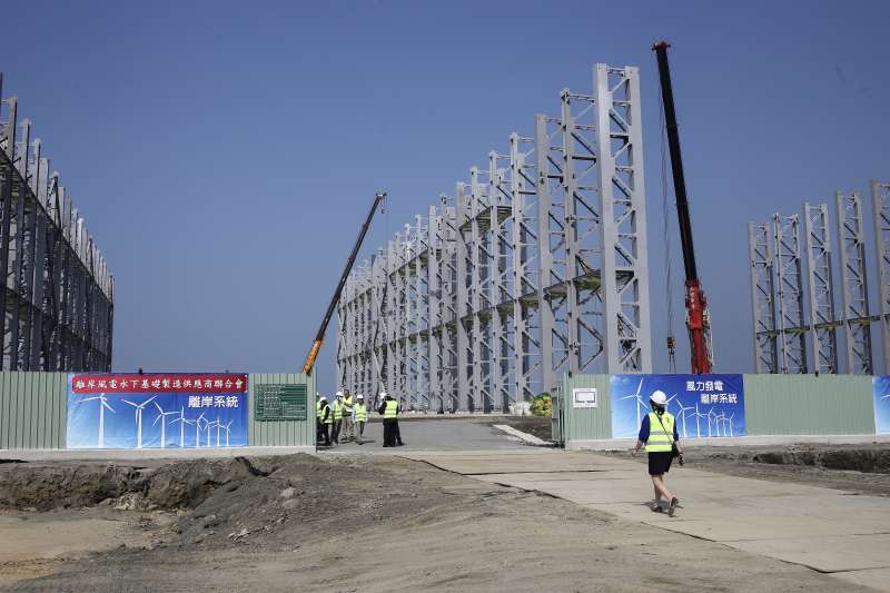 20190125-離岸風電水下基礎建設本土供應商聯合記者會。（陳品佑攝）