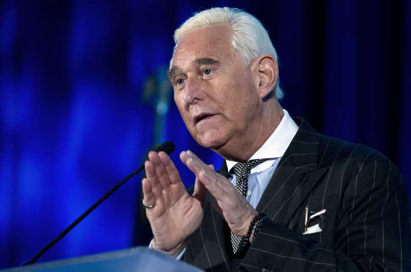 美國總統川普親信羅傑.史東(Roger Stone)(AP) 美國總統川普親信羅傑.史東(Roger Stone)(AP)