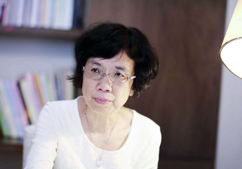 張晉芬強調:「減少性騷擾,有賴順暢的申訴管道、性別友善的工作氛圍」。(圖/張語辰攝) 張晉芬強調:「減少性騷擾,有賴順暢的申訴管道、性別友善的工作氛圍」。(圖/張語辰攝)