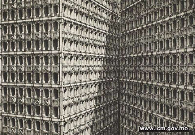 得獎作品。(澳門版畫展官網) 得獎作品。(澳門版畫展官網)