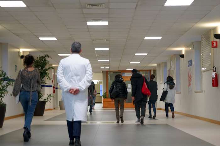 羅馬傑美利大學醫院。(曾廣儀攝) 羅馬傑美利大學醫院。(曾廣儀攝)