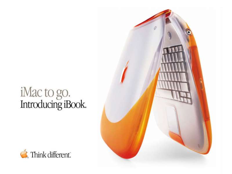 賈伯斯回歸蘋果後退出的第一台筆電,iBook,也是MacBook的前身。(圖/愛范兒ifanr) 賈伯斯回歸蘋果後退出的第一台筆電,iBook,也是MacBook的前身。(圖/愛范兒ifanr)
