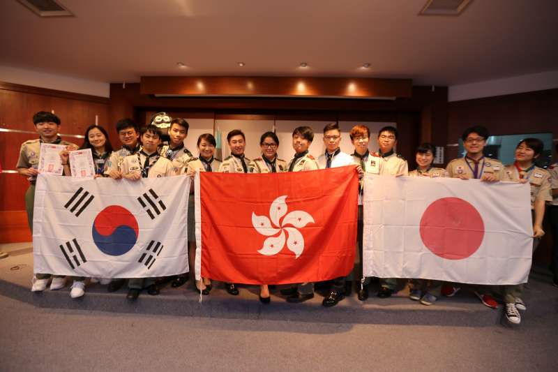 國際童軍團對臺灣童軍的熱情活動印象深刻。(圖/義守大學提供) 國際童軍團對臺灣童軍的熱情活動印象深刻。(圖/義守大學提供)