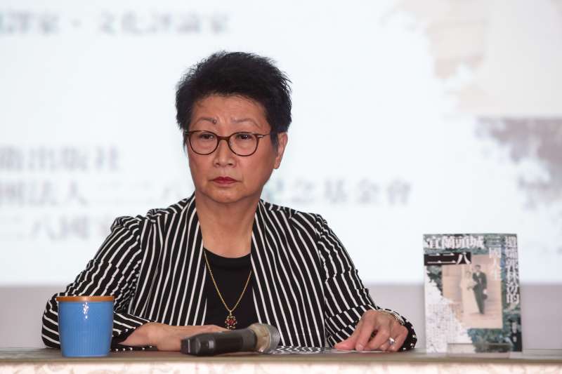 20190226-郭章垣醫師遺腹女郭勝華26日出席「宜蘭頭城二二八」遺孀郭林汾的三國人生新書發表會。(顏麟宇攝) 20190226-郭章垣醫師遺腹女郭勝華26日出席「宜蘭頭城二二八」遺孀郭林汾的三國人生新書發表會。(顏麟宇攝)