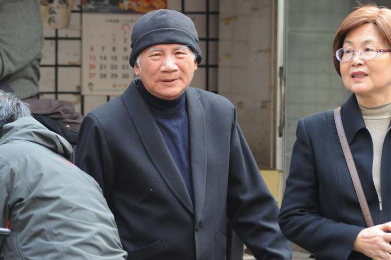 20190228-義光教會追思禮拜,前民進黨主席林義雄。(甘岱民攝) 20190228-義光教會追思禮拜,前民進黨主席林義雄。(甘岱民攝)