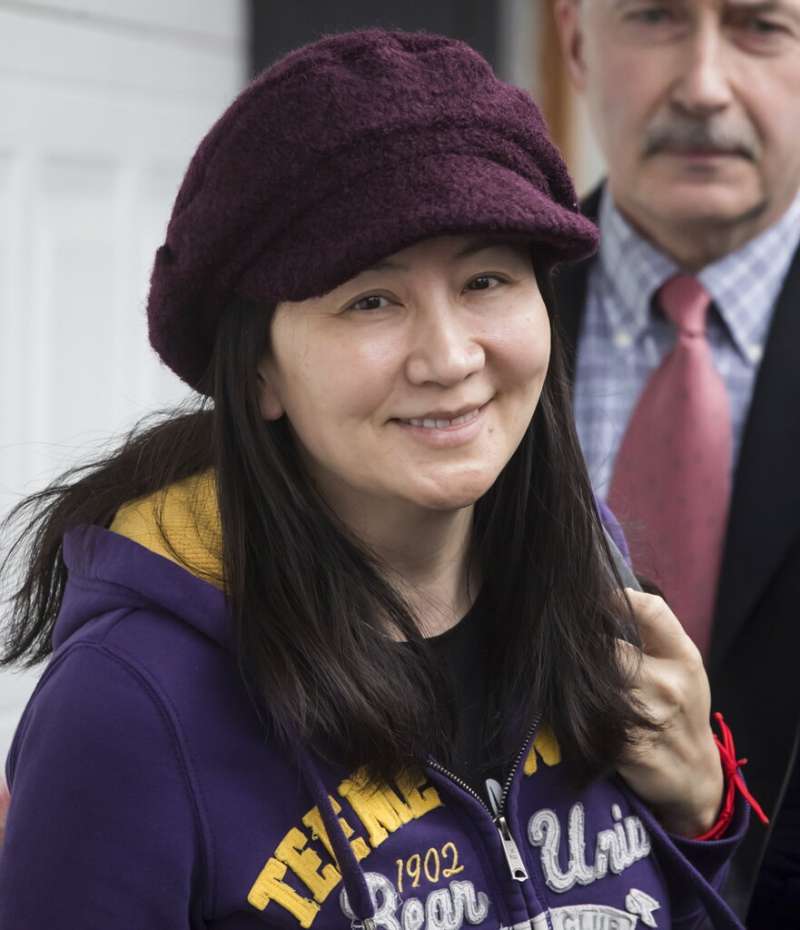 華為創辦人任正非之女孟晚舟6日在加拿大出庭。(美聯社) 華為創辦人任正非之女孟晚舟6日在加拿大出庭。(美聯社)