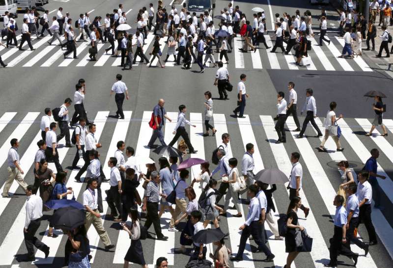 東京街頭。(美聯社) 東京街頭。(美聯社)