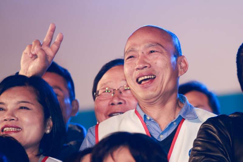 20190315-高雄市長韓國瑜15日出席國民黨立委候選人鄭士維選前之夜。(簡必丞攝) 20190315-高雄市長韓國瑜15日出席國民黨立委候選人鄭士維選前之夜。(簡必丞攝)