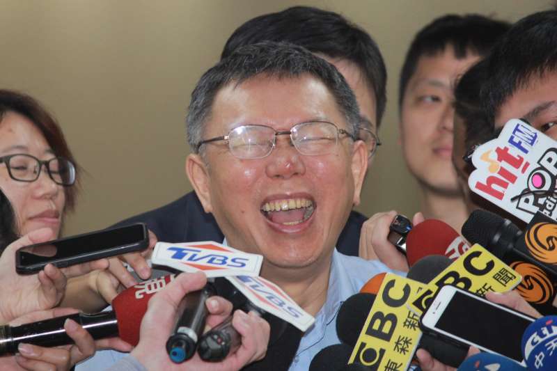 20190411-台北市長柯文哲11日於市府接受媒體聯訪。(方炳超攝) 20190411-台北市長柯文哲11日於市府接受媒體聯訪。(方炳超攝)