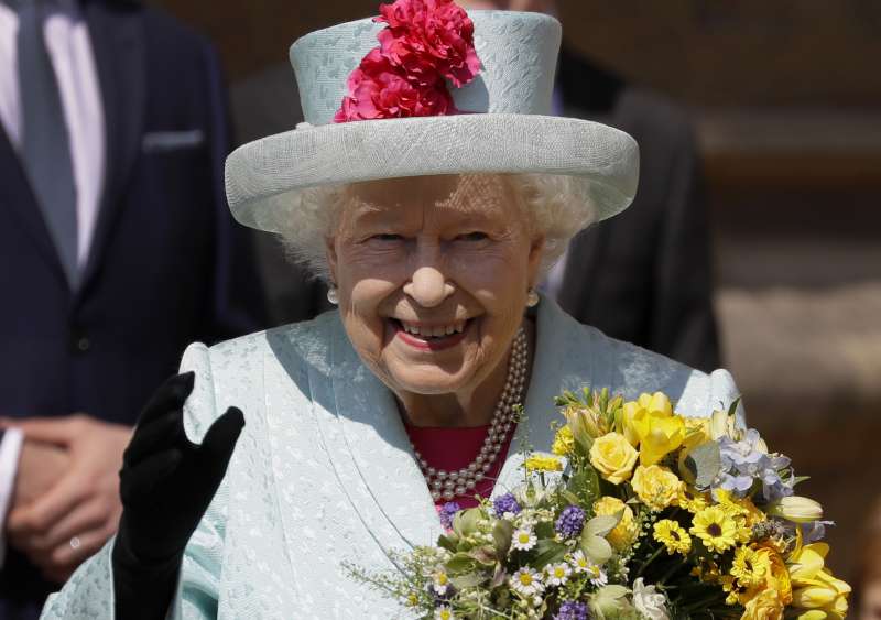 英國女王伊麗莎白二世慶祝93歲生日。（AP）