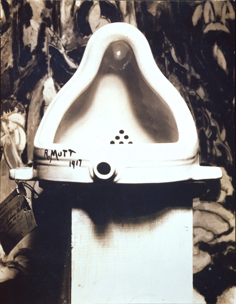 20190516-杜象的《噴泉(Fountain)》,1917年,由Alfred Stieglitz所攝。(林意凡提供) 20190516-杜象的《噴泉(Fountain)》,1917年,由Alfred Stieglitz所攝。(林意凡提供)