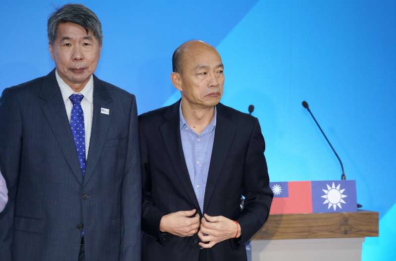 20190703-國民黨國政願景發表會,孫文學校校長張亞中、高雄市長韓國瑜出席。(盧逸峰攝) 20190703-國民黨國政願景發表會,孫文學校校長張亞中、高雄市長韓國瑜出席。(盧逸峰攝)