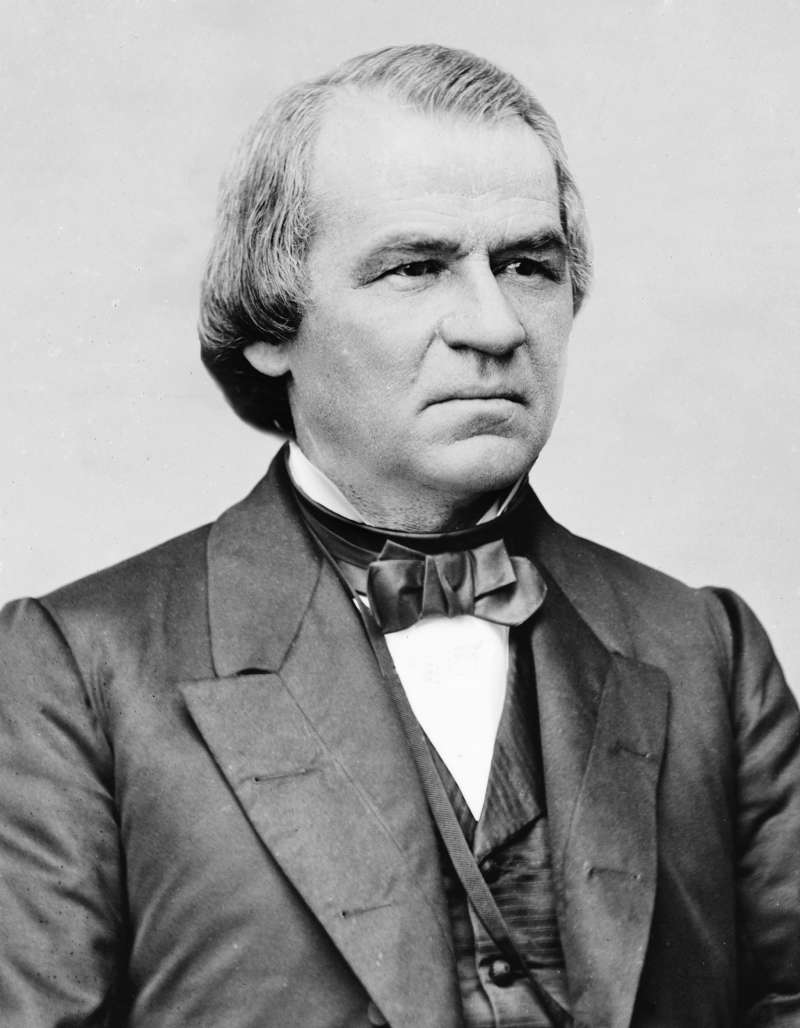 美國前總統安德魯．詹森Andrew Johnson。（取自維基百科）