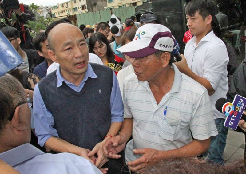 2019年7月20日，高雄市長韓國瑜勘查水災災情（高雄市政府）