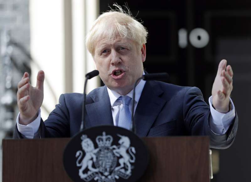 英國脫歐:硬脫歐派的英國首相強森(AP) 英國脫歐:硬脫歐派的英國首相強森(AP)