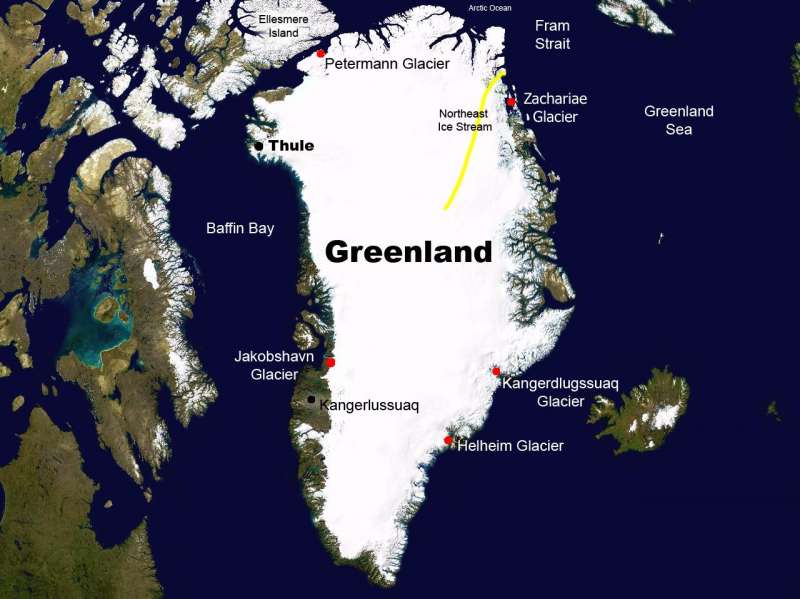 格陵蘭(Greenland)(NASA) 格陵蘭(Greenland)(NASA)