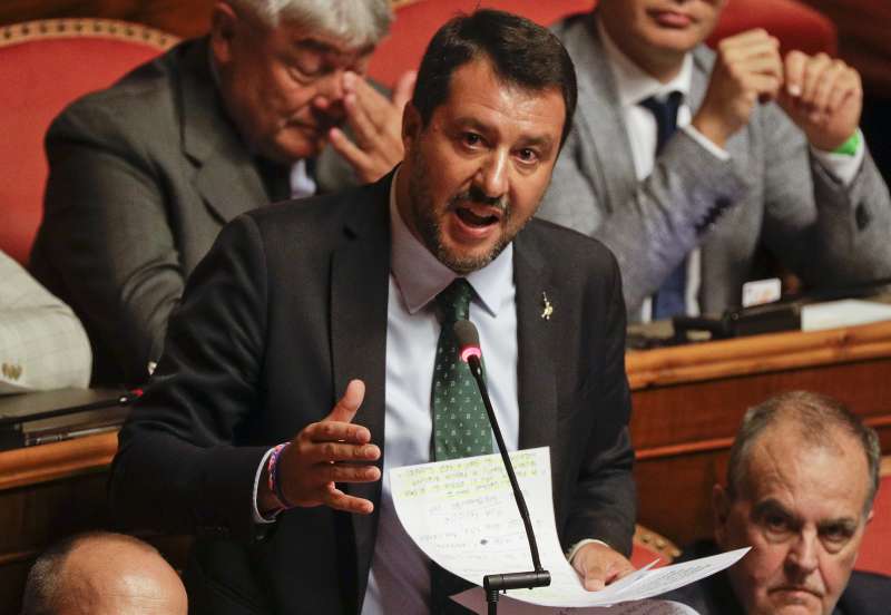 義大利聯盟黨領導人、副總理兼內政部長薩爾維尼(Matteo Salvini)(AP) 義大利聯盟黨領導人、副總理兼內政部長薩爾維尼(Matteo Salvini)(AP)