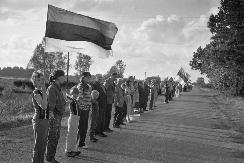 1989年8月23日,「波羅的海之路」(Baltic Way)人鏈(Jaan Künnap@Wikipedia / CC BY-SA 4.0) 1989年8月23日,「波羅的海之路」(Baltic Way)人鏈(Jaan Künnap@Wikipedia / CC BY-SA 4.0)