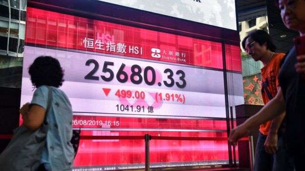 有香港銀行預測,今天經濟增長可能是0%。(BBC中文網) 有香港銀行預測,今天經濟增長可能是0%。(BBC中文網)