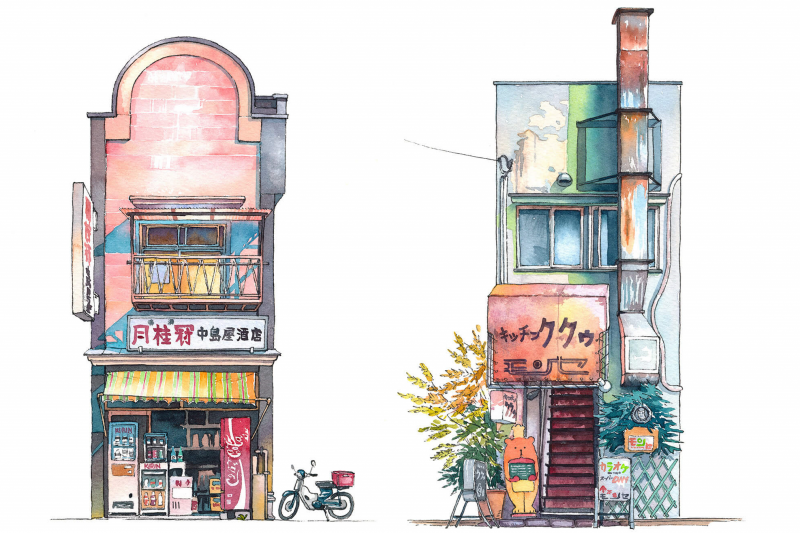 左:中島屋酒店(護国寺)/右:庫庫廚房(キッチンククゥ・吉祥寺) (圖/DC FILM SCHOOL) 左:中島屋酒店(護国寺)/右:庫庫廚房(キッチンククゥ・吉祥寺) (圖/DC FILM SCHOOL)