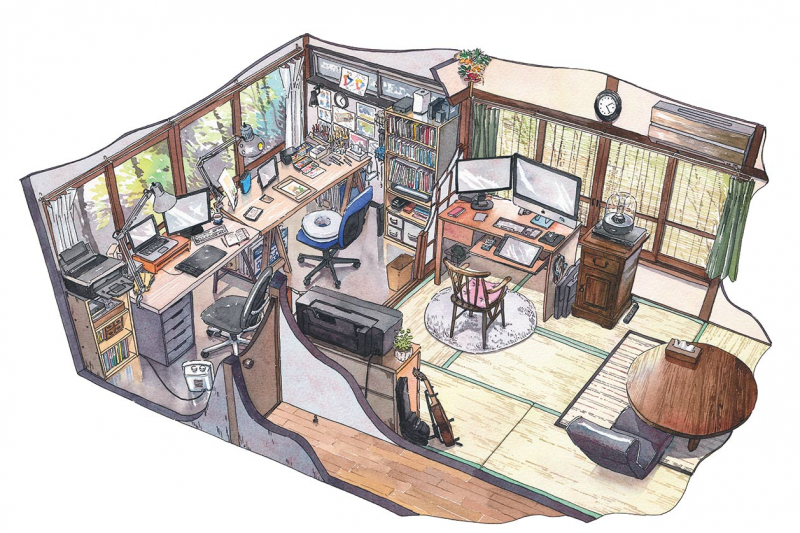 工作室內部環境(圖/DC FILM SCHOOL) 工作室內部環境(圖/DC FILM SCHOOL)