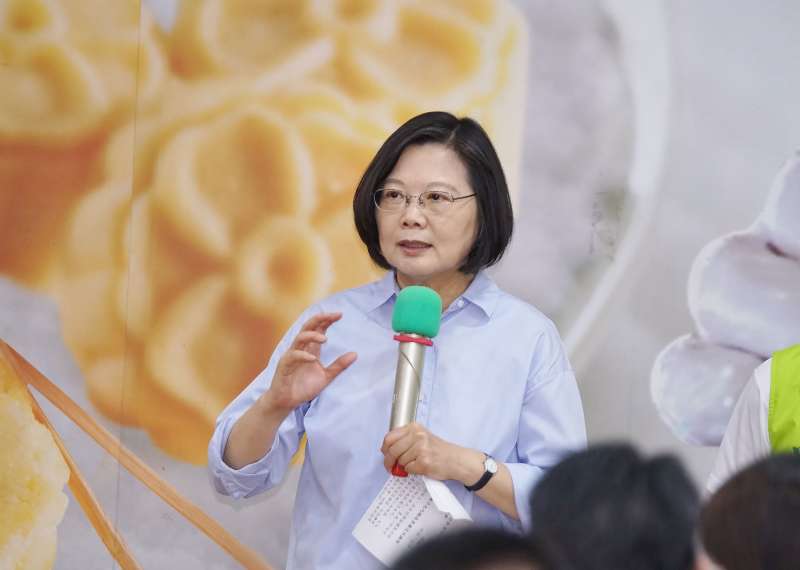 20190912-總統蔡英文參訪「手信坊創意和菓子文化館」。(盧逸峰攝) 20190912-總統蔡英文參訪「手信坊創意和菓子文化館」。(盧逸峰攝)