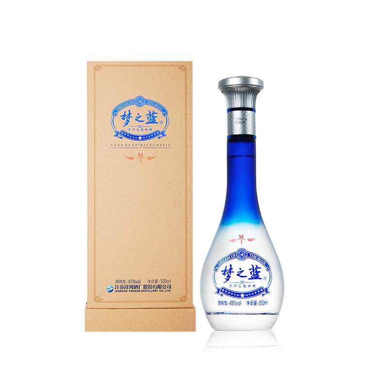 洋河股份以「夢之藍」、「天之藍」等系列白酒,成為中國知名品牌,以售價而言,僅次於頂級的貴州茅台及五糧液(圖片來源:洋河股份) 洋河股份以「夢之藍」、「天之藍」等系列白酒,成為中國知名品牌,以售價而言,僅次於頂級的貴州茅台及五糧液(圖片來源:洋河股份)