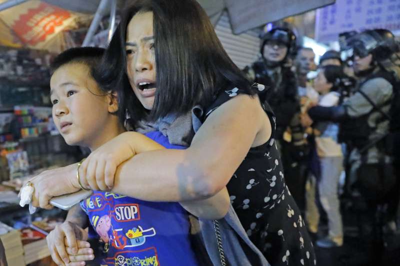 2019年9月，香港反送中衝突持續升級（AP）