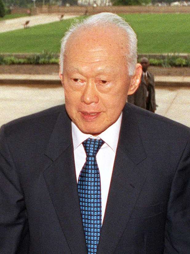 新加坡國父—李光耀。(圖片取自維基百科) 新加坡國父—李光耀。(圖片取自維基百科)
