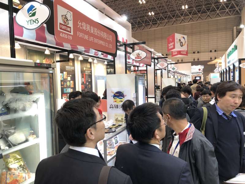 108年3月日本東京食品展現場參展情形。(圖/海洋局提供) 108年3月日本東京食品展現場參展情形。(圖/海洋局提供)