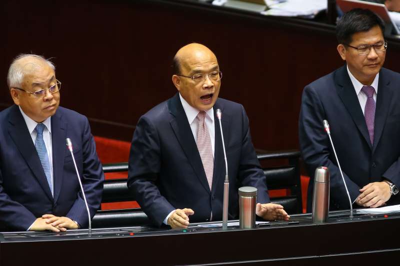 20190920-行政院長蘇貞昌、主計長朱澤民、交通部長林佳龍20日於立院備詢。(顏麟宇攝) 20190920-行政院長蘇貞昌、主計長朱澤民、交通部長林佳龍20日於立院備詢。(顏麟宇攝)