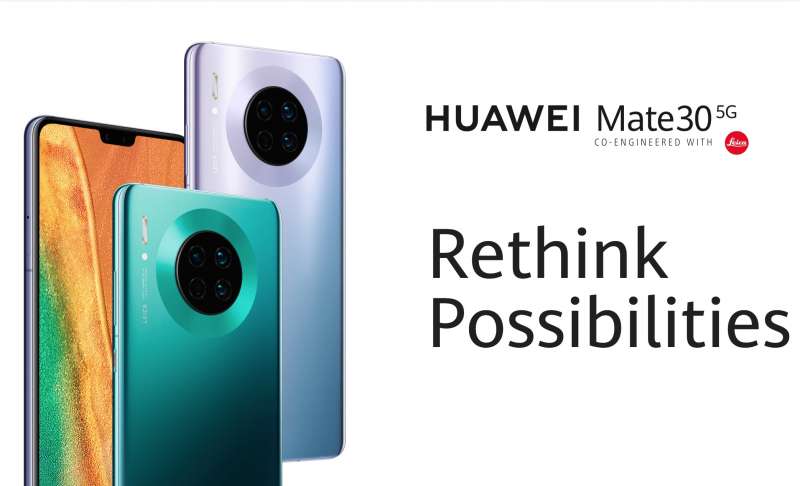 華為的5G新機Mate30擁有徠卡認證的四鏡頭,比iPhone 11 Pro還要多一顆。(華為官網) 華為的5G新機Mate30擁有徠卡認證的四鏡頭,比iPhone 11 Pro還要多一顆。(華為官網)
