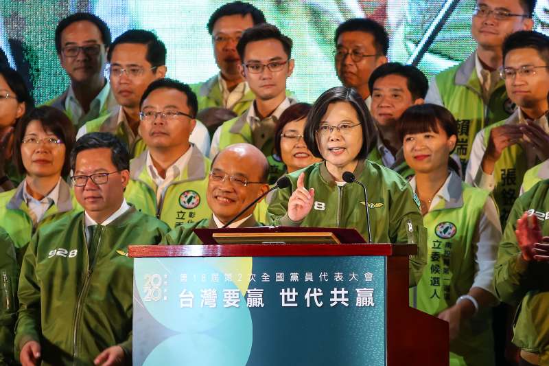 20190928-總統蔡英文28日出席民進黨全代會。(顏麟宇攝) 20190928-總統蔡英文28日出席民進黨全代會。(顏麟宇攝)