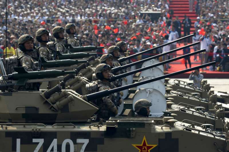 2019十一國慶大閱兵、解放軍。(美聯社) 2019十一國慶大閱兵、解放軍。(美聯社)