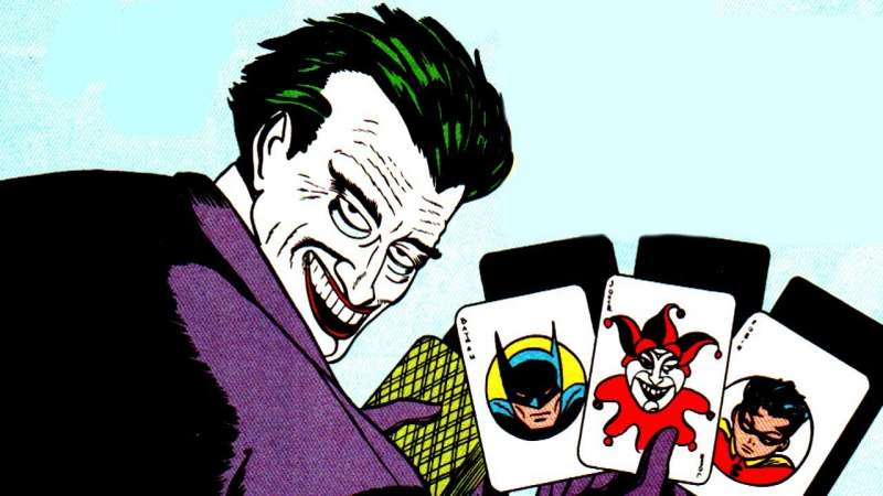Bob Kane 繪製的小丑。(圖/DC FILM SCHOOL) Bob Kane 繪製的小丑。(圖/DC FILM SCHOOL)