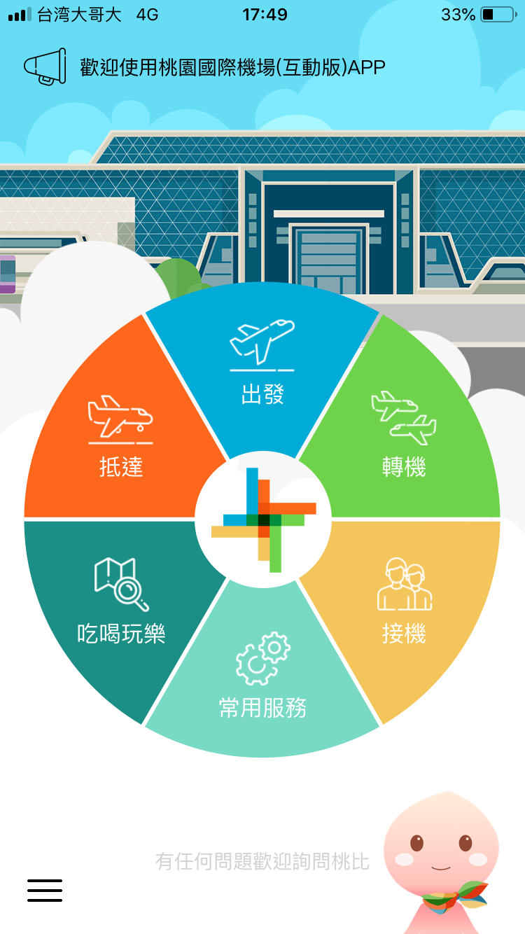 不只旅客享受的到桃園機場的新服務,接機的民眾也可透過App進行體驗。(圖/桃園機場提供) 不只旅客享受的到桃園機場的新服務,接機的民眾也可透過App進行體驗。(圖/桃園機場提供)