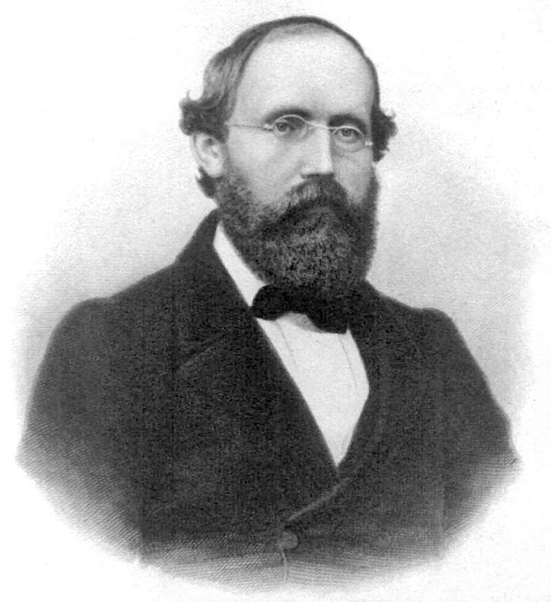 伯恩哈德·黎曼 ( Bernhard Riemann,1826~1866年)德國數學家,黎曼幾何學創始人。黎曼幾何中,所有度量的幾何量和選取的座標無關,成為愛因斯坦發展廣義相對論最重要的數學工具之一。圖/研之有物 伯恩哈德·黎曼 ( Bernhard Riemann,1826~1866年)德國數學家,黎曼幾何學創始人。黎曼幾何中,所有度量的幾何量和選取的座標無關,成為愛因斯坦發展廣義相對論最重要的數學工具之一。圖/研之有物