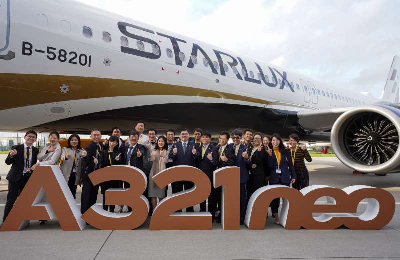 20191028-星宇航空A321neo於28日抵台,圖為日前在德國漢堡舉行的交機儀式。(星宇航空提供) 20191028-星宇航空A321neo於28日抵台,圖為日前在德國漢堡舉行的交機儀式。(星宇航空提供)