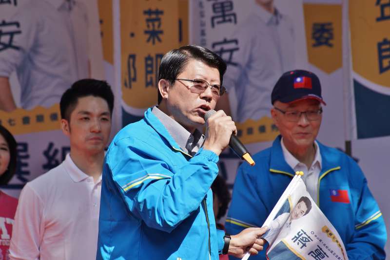 20191117-台南市議員謝龍介17日主持立委蔣萬安競選總部成立大會。（盧逸峰攝）