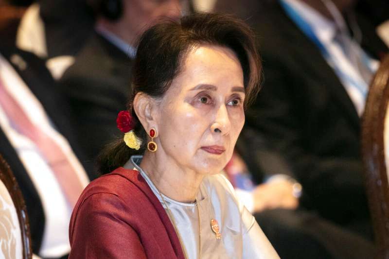 緬甸國務資政、實質領導人翁山蘇姬。(AP) 緬甸國務資政、實質領導人翁山蘇姬。(AP)