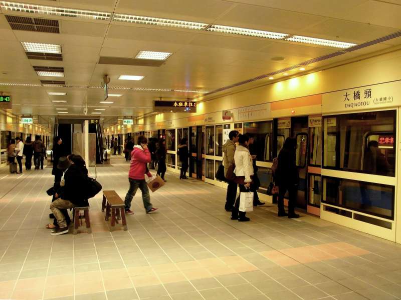 捷運大橋頭站。(圖/維基百科) 捷運大橋頭站。(圖/維基百科)